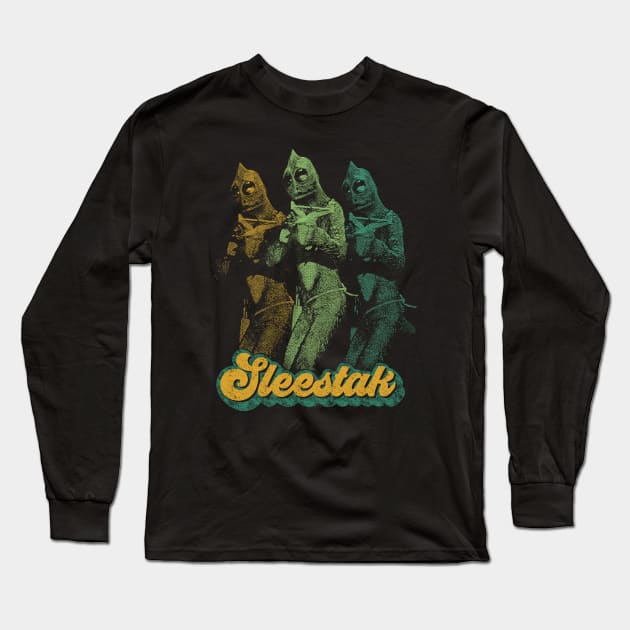 Sleestak Attak '74 by HomeStudio Long Sleeve T-Shirt by HomeStudio